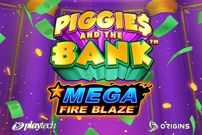 17377 mega fire blaze piggies and the bank
